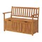 Alaterre Furniture Londonderry 47"WAcacia Wood Outdoor Storage Bench ANLD01ANO - alternate 1